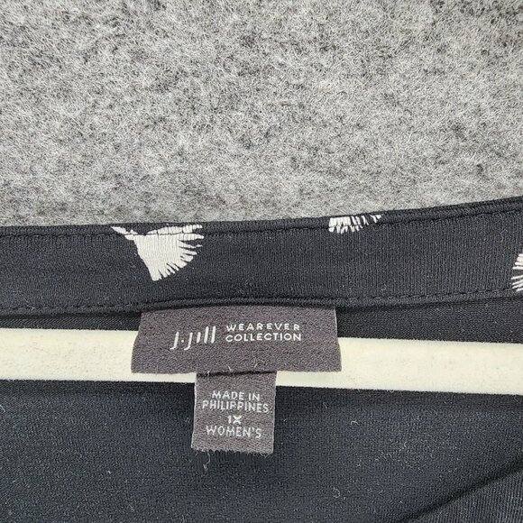 J Jill Shirt Womens 1X Wearever Collection 3/4 Sleeve - Picture 6 of 7